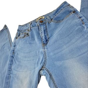 Encore Jeans. Hi Rise Blue Denim Jegging